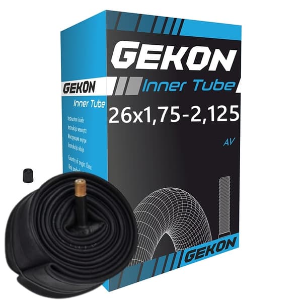Gekon indre rør 26x1,75/1,95/2,0/2,125 AV bil