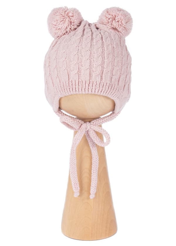 Babyhat med tørklæde, foret med bomuld