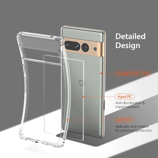 GOOGLE PIXEL 7 PRO MOBILSKAL TRANSPARENT