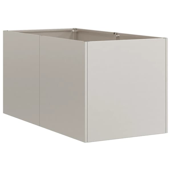 vidaXL rusten urtepotte 40x80x40 cm rustfrit stål