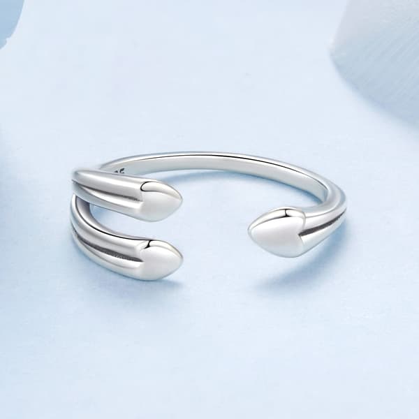 Silver universalring tre hjärtan silver 925