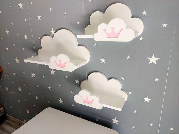 MOLI Cloud Shelves sæt med kroner