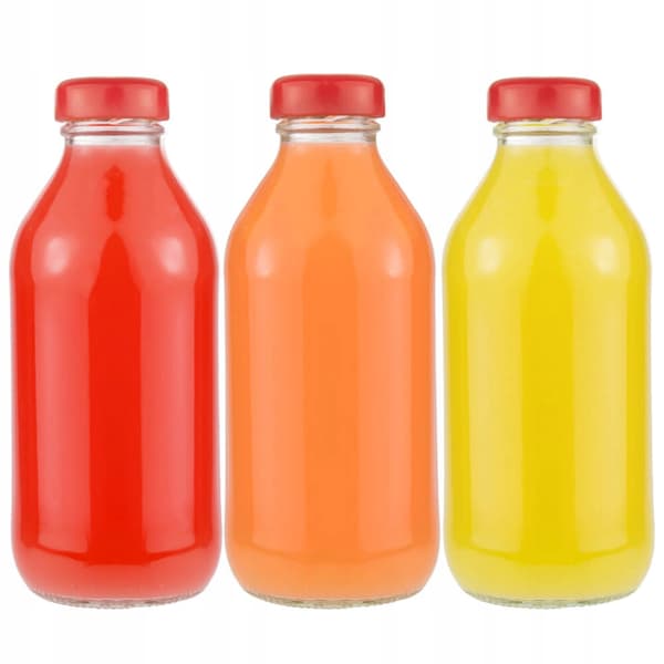 Juiceflaska, juicesirap, juiceflaskor 330ml + LOCK fi33