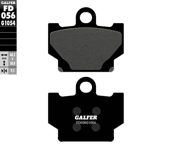 Galfer jarrupalat KH081 puolijalometalli