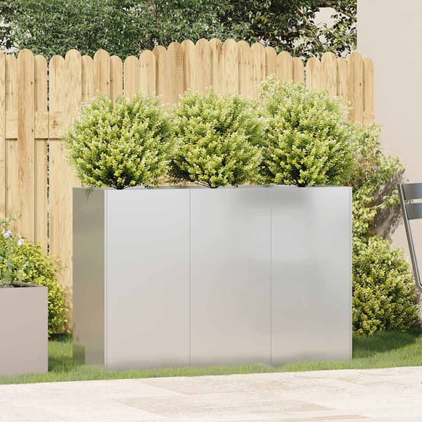 vidaXL urtepotte 120x40x80 cm rustfrit stål