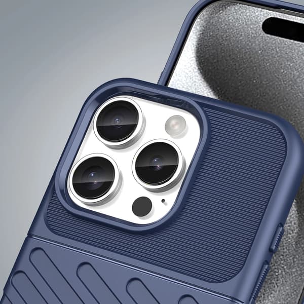 Thunder-cover til iPhone 16 Pro Max - Blå