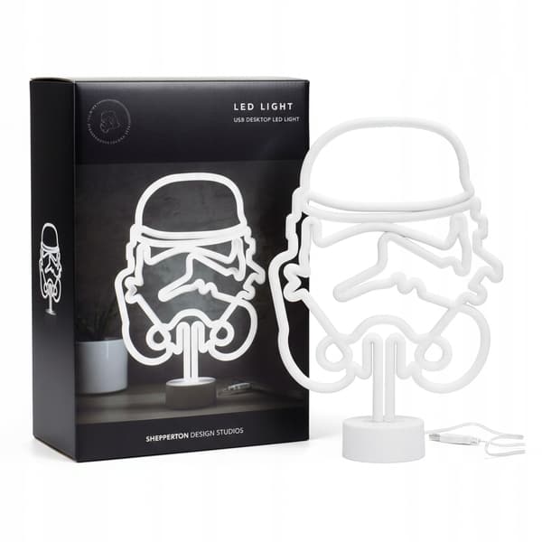 Neon LED-lampe STAR WARS Stormtrooper USB til Star Wars-fans