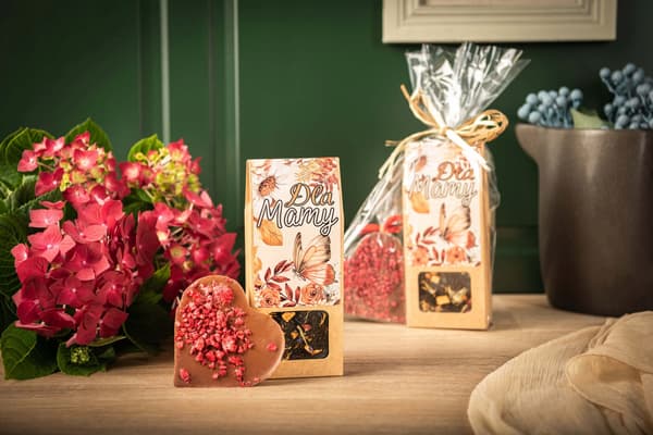 Gaveæske til Mors Dag - Mors Te Chokolade Hjerte