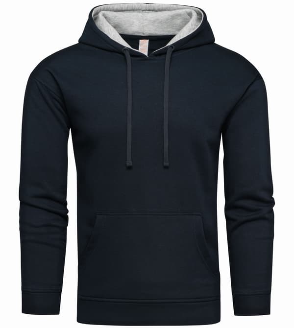 Herre blå V-hals sweater Recea XXL