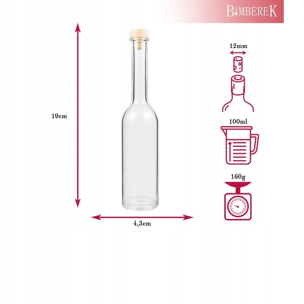 50x Fenice 100ml flaskor med korklikör av olivoljesirap