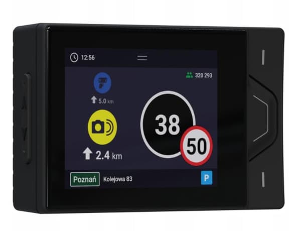 YANOSIK RS Trafikkommunikator Livstidsabonnement Sort