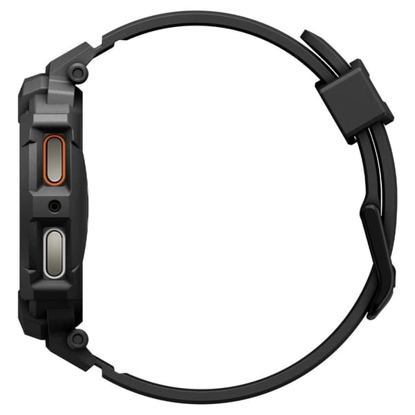 Spigen Rugged Armor Pro Rem til Samsung Galaxy Watch 8 40mm - Mat Sort