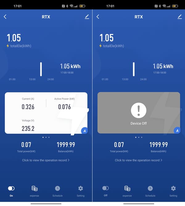 RTX Energimåler Strøm Wattmeter Måling op til 63A TUYA WiFi DIN