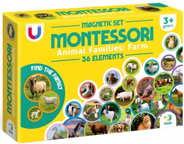Montessori Magnetset Bondgårdsdjur