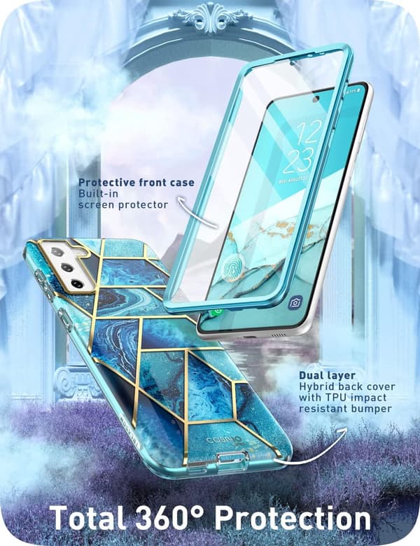 BLÅT BUMPER-ETUIL TIL SAMSUNG GALAXY S22+