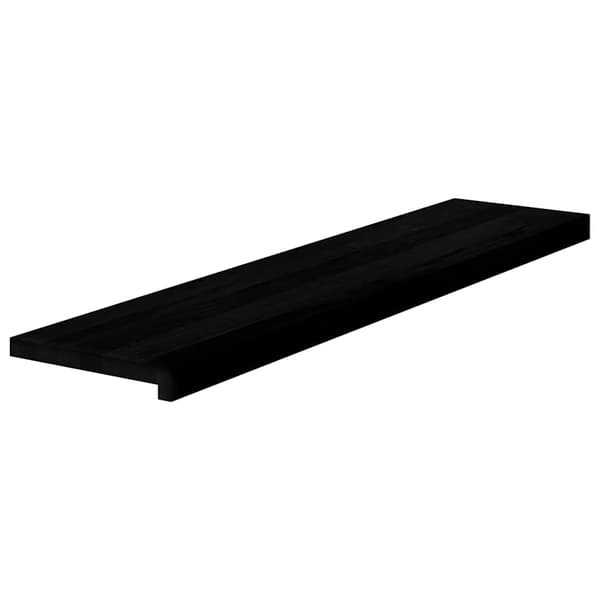 vidaXL trappetrin, 4 stk. brun 110x25x2 cm massivt egetræ