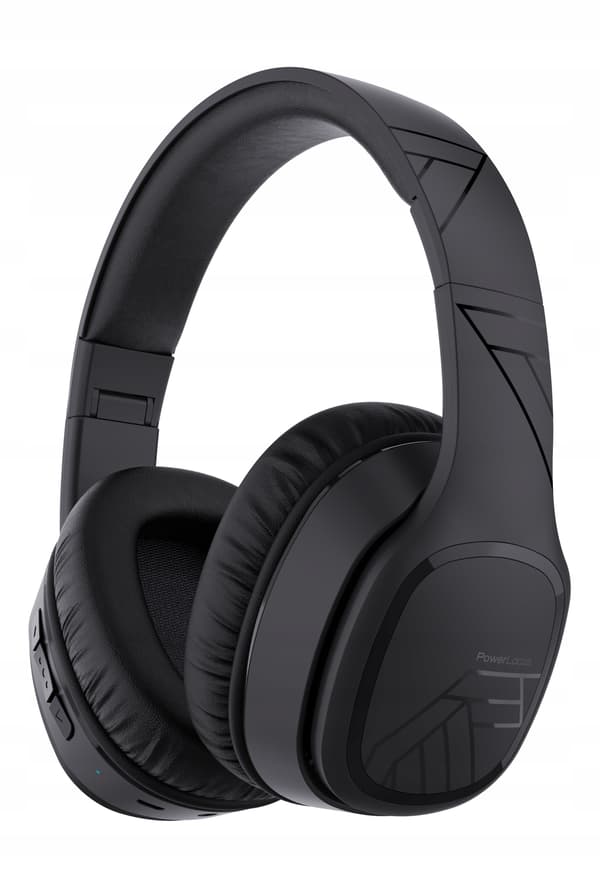 PowerLocus P7 Sorte Over-Ear Bluetooth Hovedtelefoner, AUX BT Mikrofon 50 timer