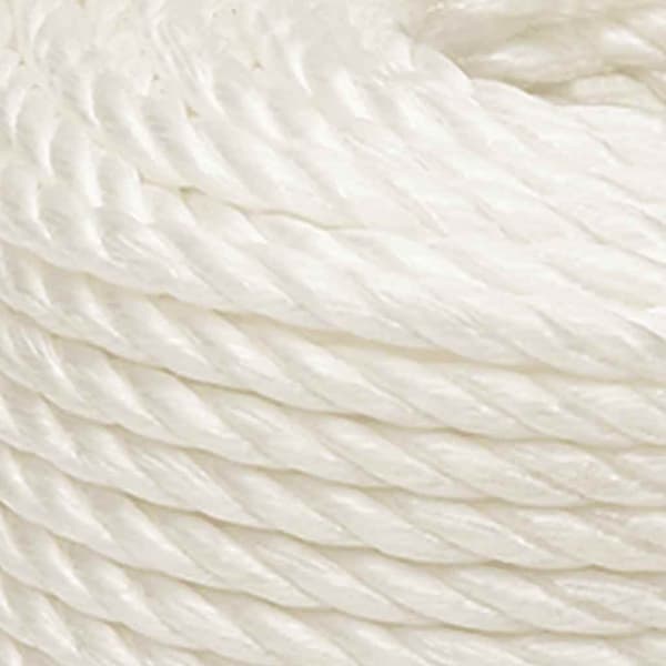 vidaXL Arbetsrep, Vitt, 16 mm, 100 m, Polypropylen