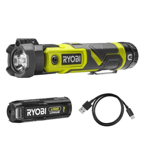 RYOBI USB LITHIUM PIVOTING LIGHT XXX