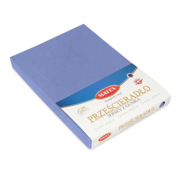 Jersey Pulla-aluslakana 110/120x190/200 PREMIUM sininen