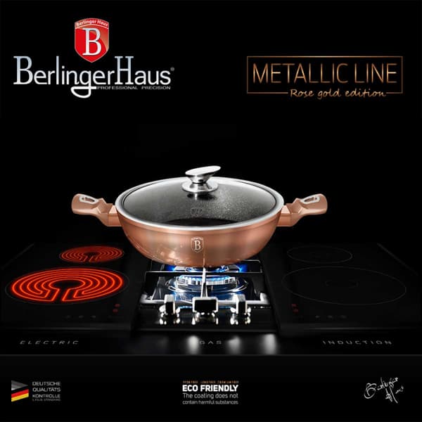 GRANITPOTTE 28cm BERLINGER HAUS BH-1519 ROSÉGULD
