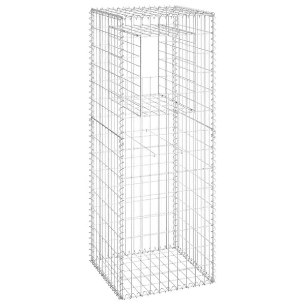 vidaXL Gabionstolper, 2 stk., 50x50x140 cm, jern