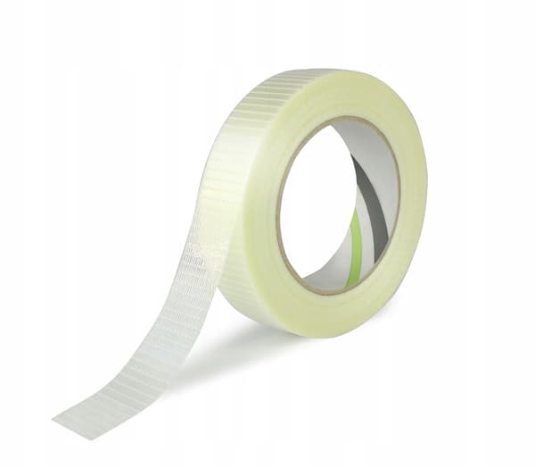 Tvärbindningsband förstärkt med glasfiber 25 mm/50 m