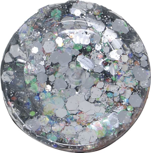 Glittergel SILVER Dekorativ Makeup 20g