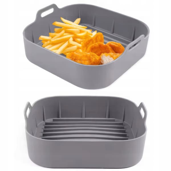 KURV GENBRUGELIG AIRFRYER-FODER Airfryer 20 cm SILIKONE