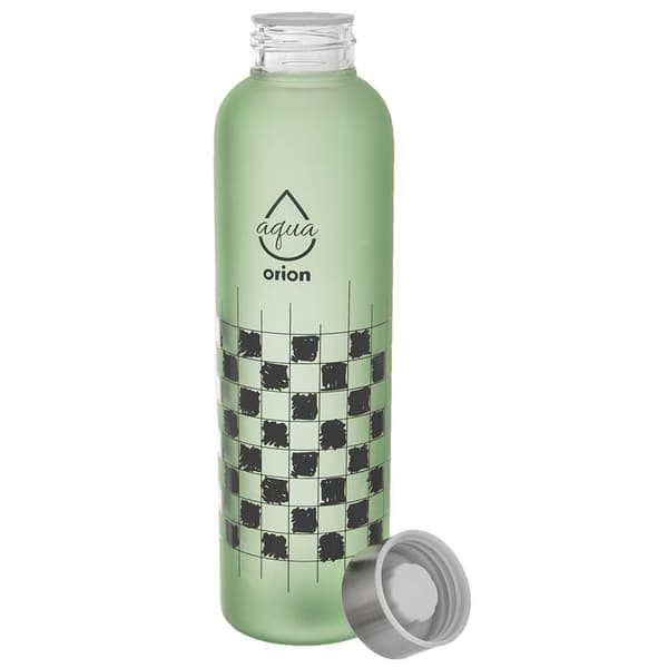 Grøn glasflaske til vand 600 ml