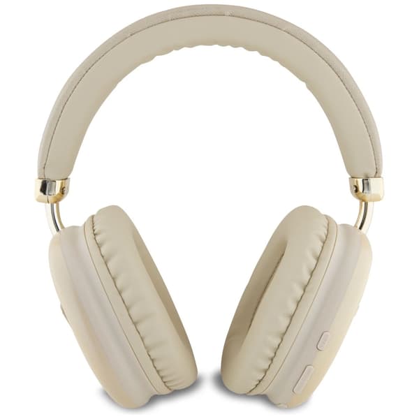 Guess Bluetooth 5.3 Metallic Triangle Logo Guldfärgade Over-Ear Hörlurar
