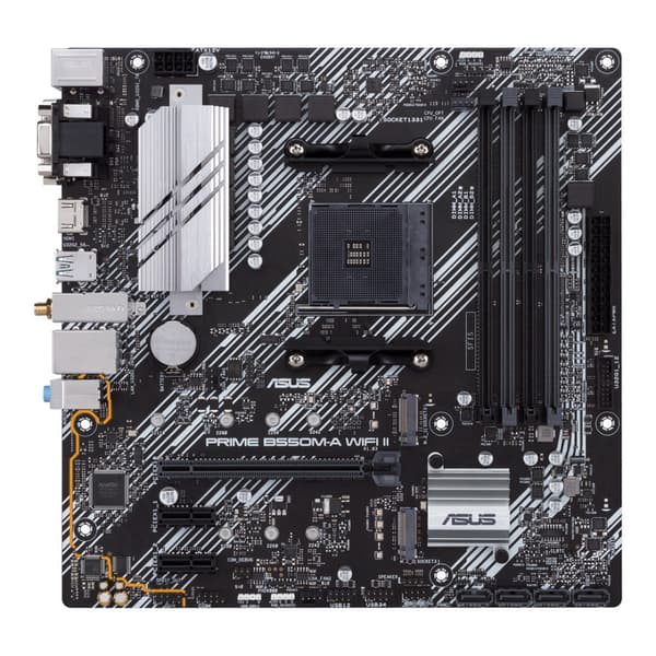 ASUS PRIME B550M-A WIFI II -emolevy, Socket AM4, Wi-Fi 6