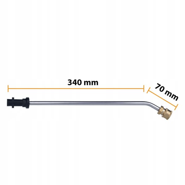 Kärcher högtrycksvätskelans 1/4" 34cm böjd 30° med bajonettkoppling