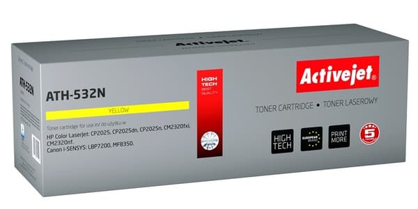 ActiveJet ATH-532N toner til HP 304A, gul, 3200 sider