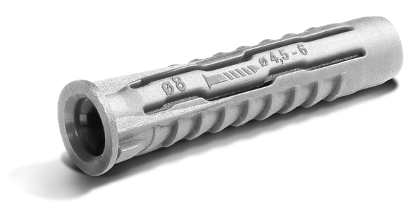 UNIPLUG Universalkontakt 8x40 mm - blisterförpackning - 12 st.