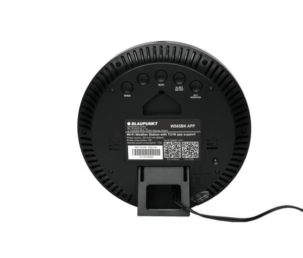 Blaupunkt WS65BK APP vejrstation sort