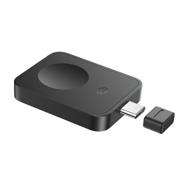 Baseus MagPro 2.5W Magnetisk Induktiv Oplader til Apple Watch - Sort