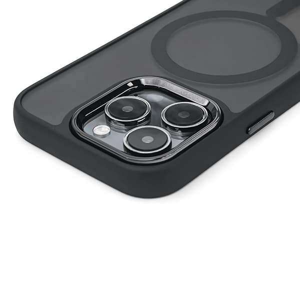 MagSafe-kompatibelt modecover til iPhone 17 Air - sort
