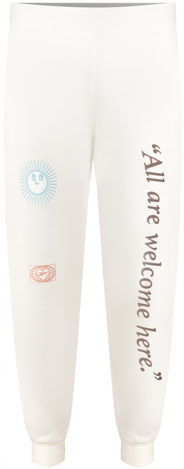 REEBOK HVIDE SWEATPANTS TIL DAME M 0A9B6_A* BAGGRUNDE