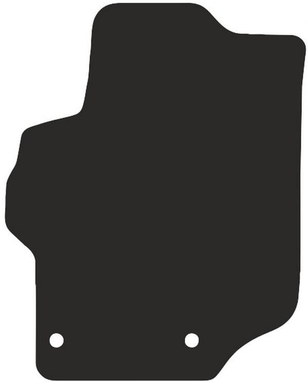 Polyamid gummierad förarmatta för Citroen C-Elysee sedan 2012-