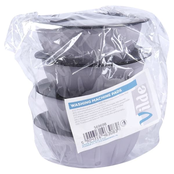 Antivibrationsunderlag til vaskemaskine 4 stk.