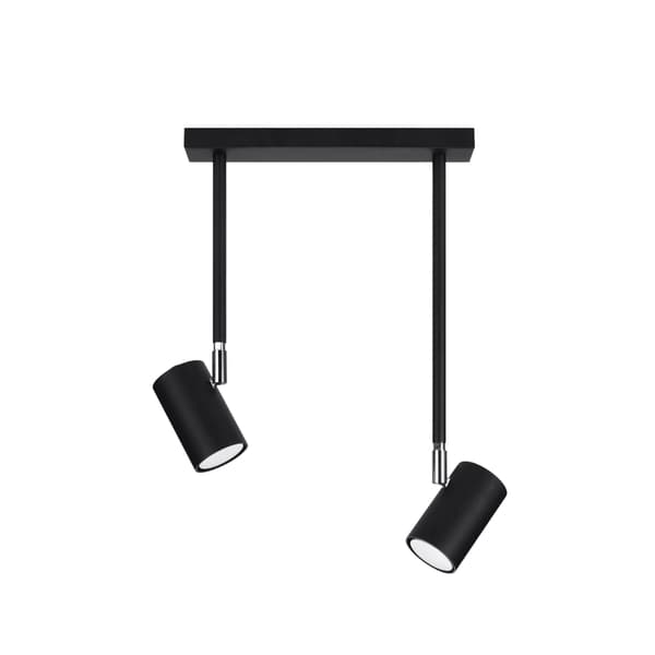 TVARIX 2 GU10 loftlampe sort Lumilo 10.195.75