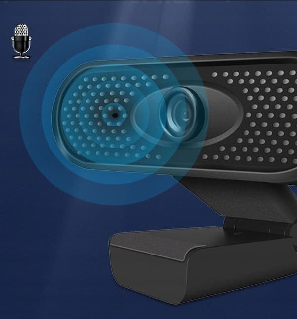 USB-WEBCAM FULL HD 1080P MED MIKROFON TIL ONLINE UNDERVISNING