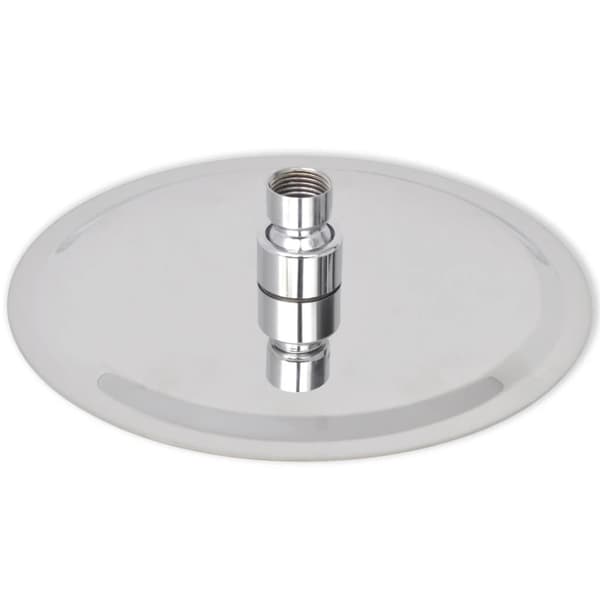 vidaXL regnbruserhoveder i rustfrit stål, 2 stk., Ø 20 cm