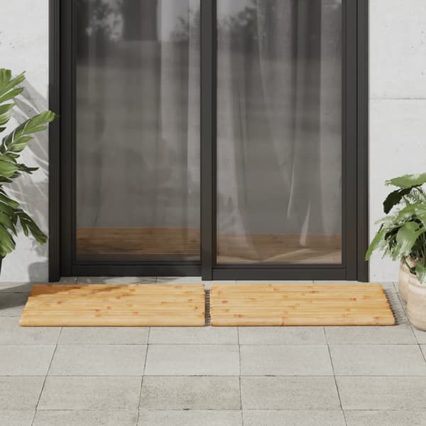 vidaXL Kylpymatot, 2 kpl, 70x50 cm, Bambu