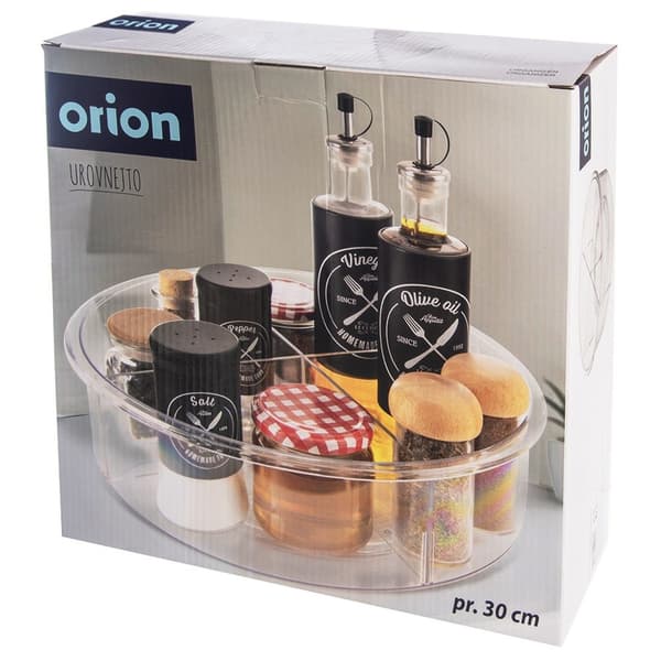 Roterende organizer bakke delt 30 cm