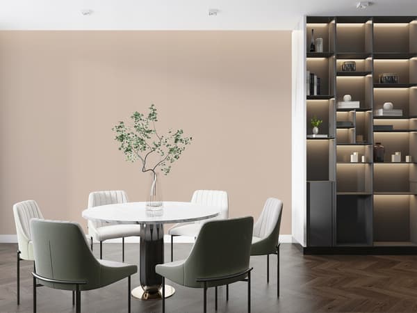 latexmaling pletresistent farve lys nødde H4952 2L dyb mat