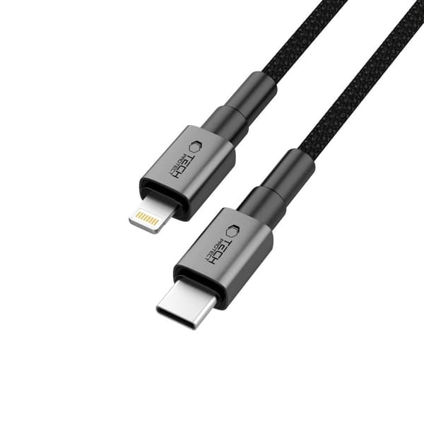 TECH-PROTECT ULTRABOOST DNA LIGHTNING-KABEL PD27W/3A 200CM JERNGRÅ