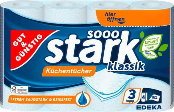 G&G Køkkenhåndklæder 4 stk.