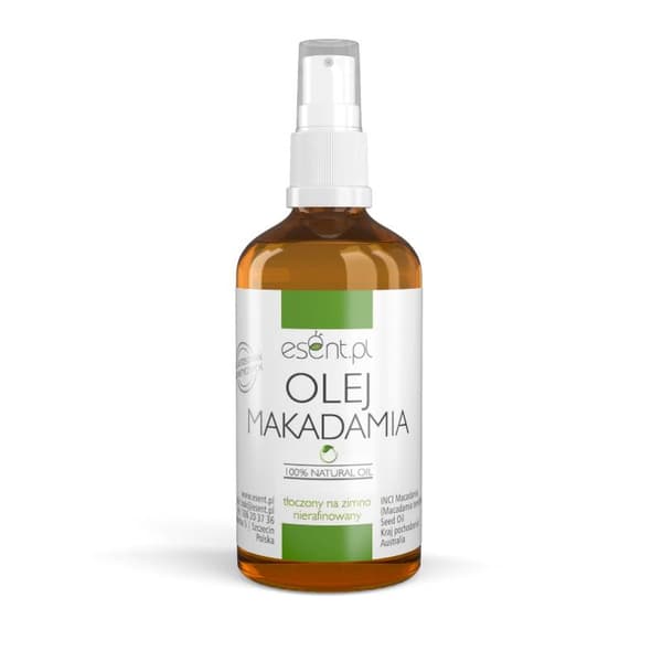 Uraffineret macadamiaolie, koldpresset 50 ml.